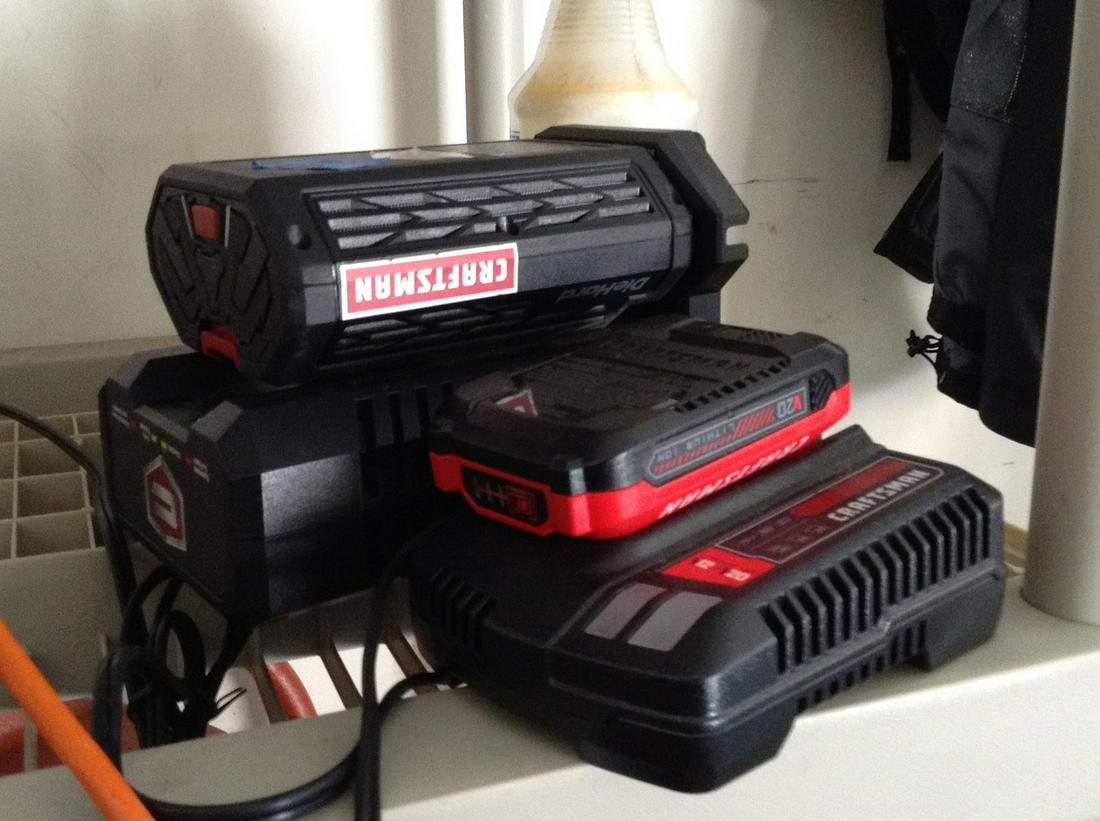 Two Craftsman batteries and charges (1 of 1)