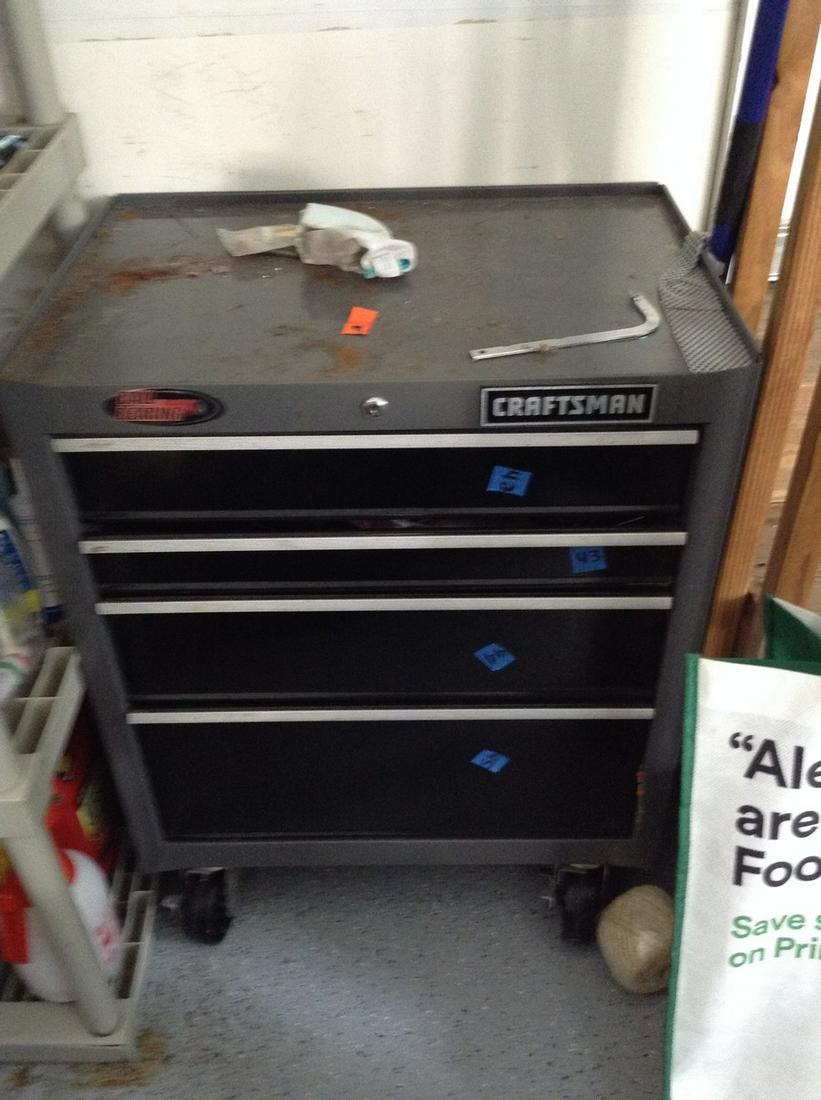 Craftsman ball bearing toolbox 34" high (1 of 1)