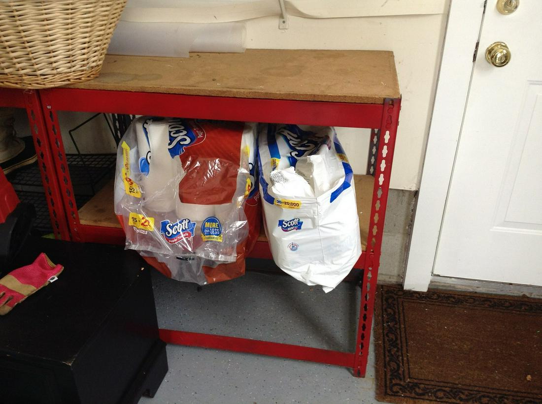 Metal shelving unit 36"x 36" no contents (1 of 1)