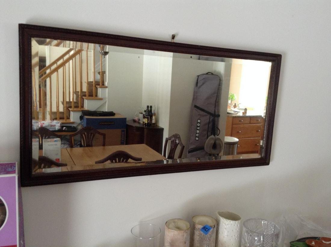 Early mirror beveled edges 42"x20" (1 of 1)