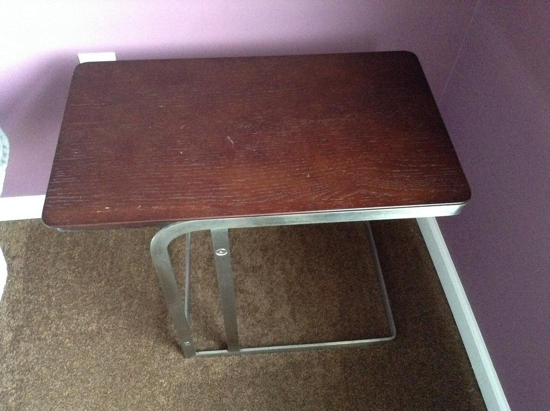 Bedside Table: 21 in. tall