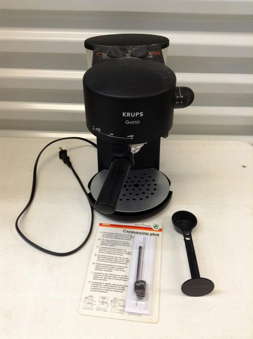 Krups Gusto espresso machine: Krups Gusto espresso machine