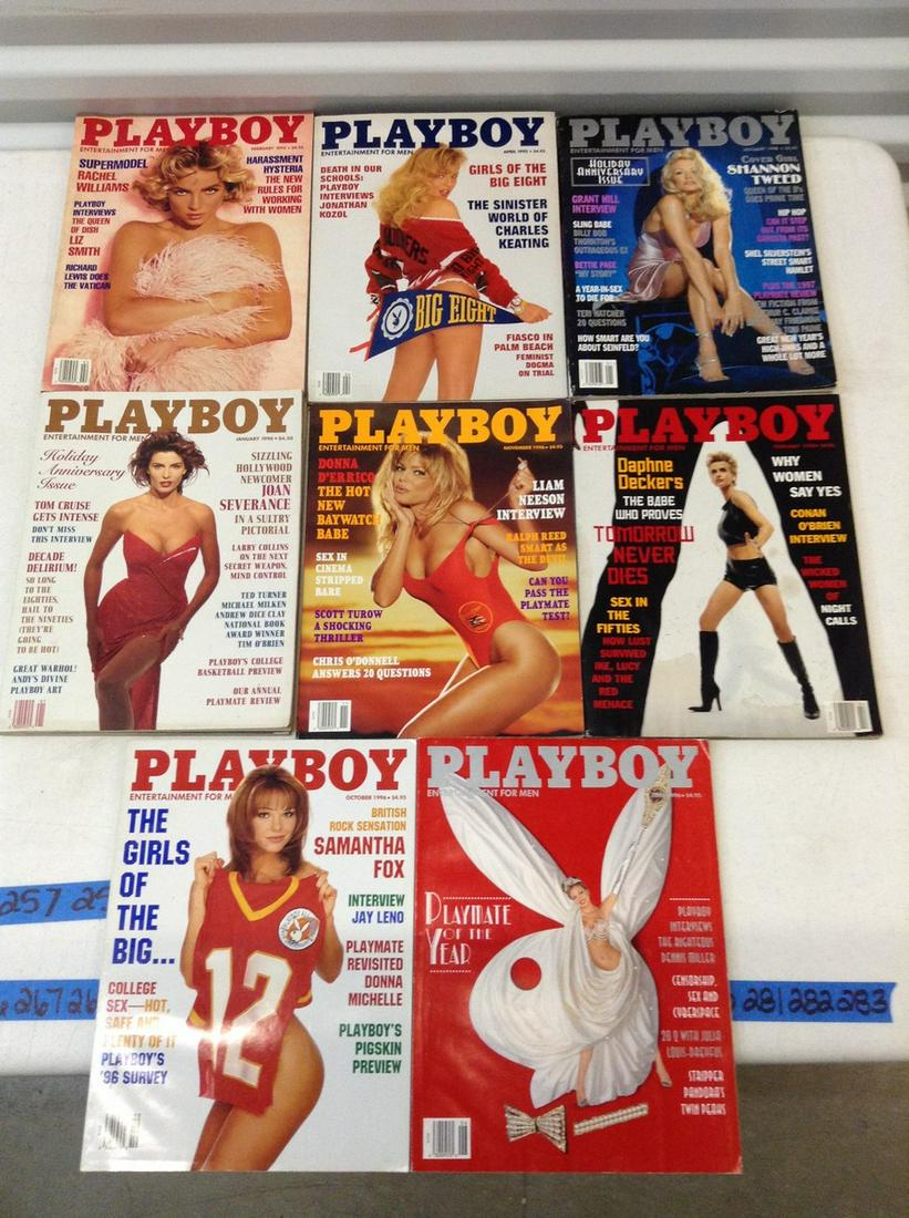 Lot of 1990s Playboy magazines with centerfolds - Andy: Lot of 1990s Playboy magazines with centerfolds - Andy Worhol Art
