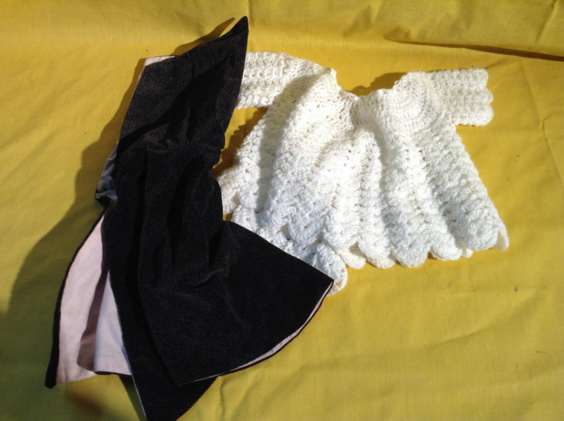 Doll Sweater and Cape: Doll Sweater and Cape