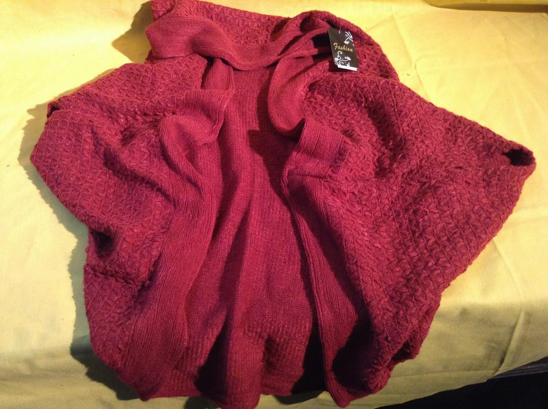 Red Sweater Jacket: Red Sweater Jacket