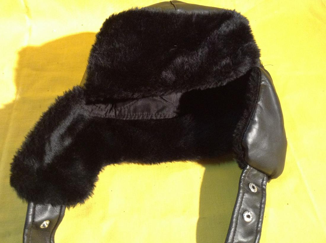 Leather Men's Pilot Cap (1 of 1)