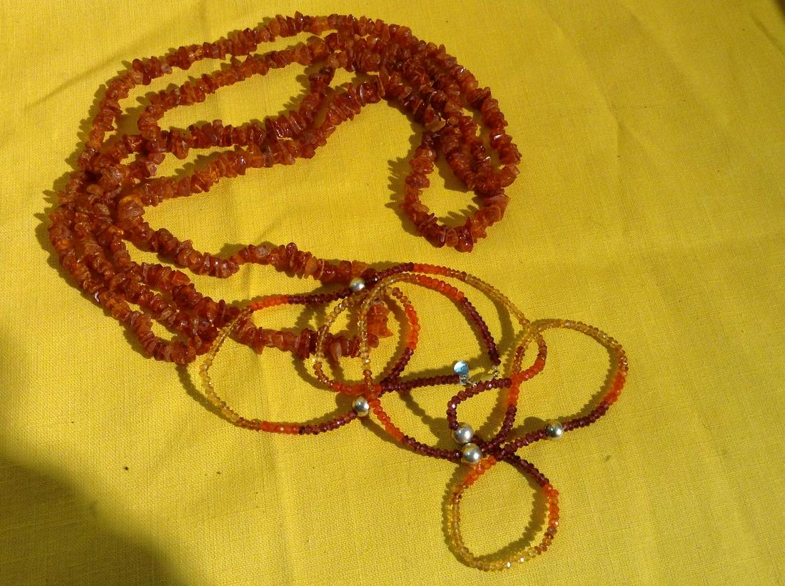 Two Amber Necklaces (1 of 1)