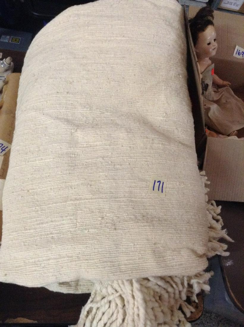 Full-Sized Bed Spread with Fringe (1 of 1)