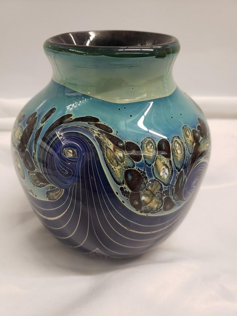 Beautiful signed and hand painted vase (1 of 1)