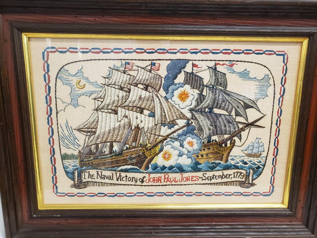 The Naval Victory of John Paul Jones 1779 Framed (1 of 1)