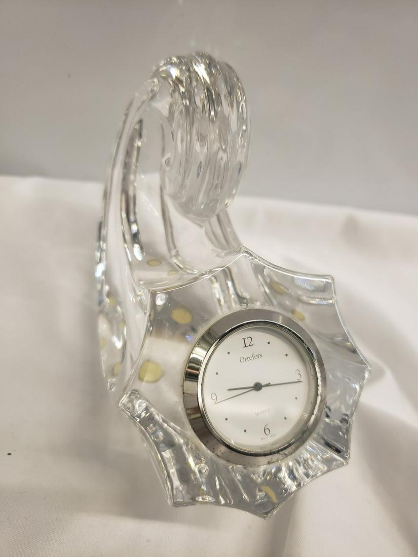 Orrefors crystal clock (1 of 1)
