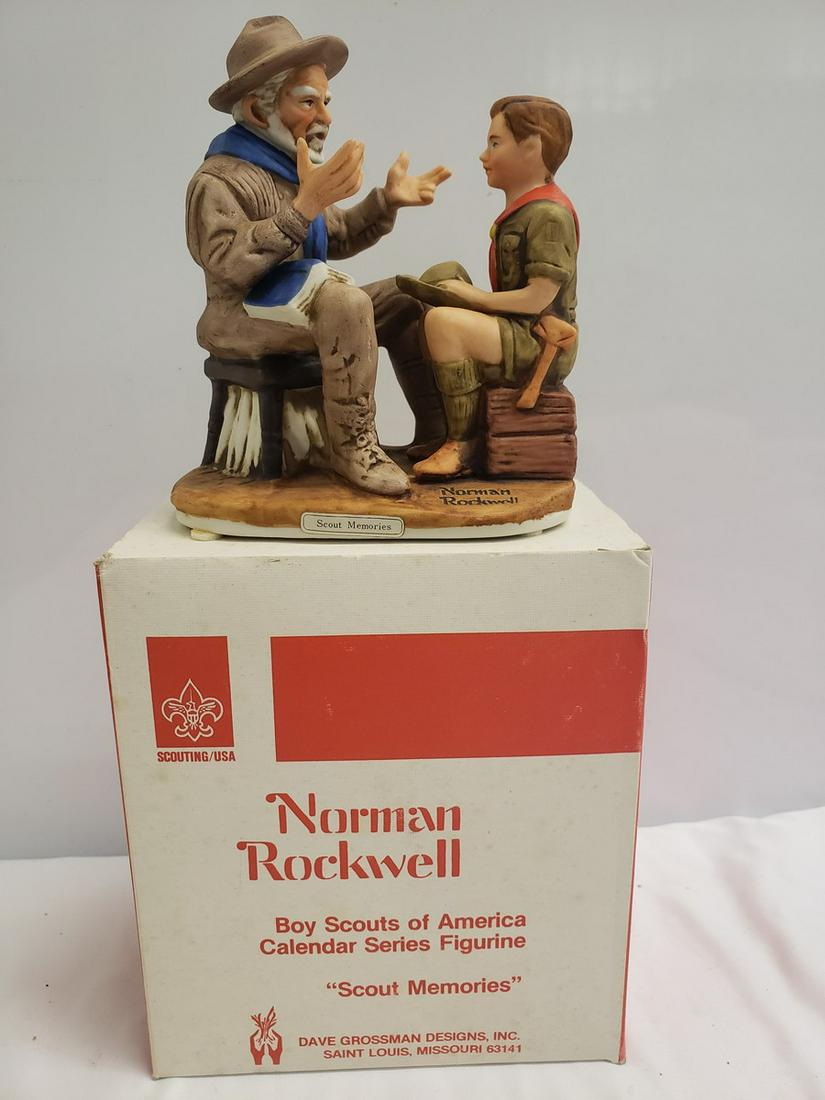 Norman Rockwell Boys Scouts of America statue new in (1 of 1)