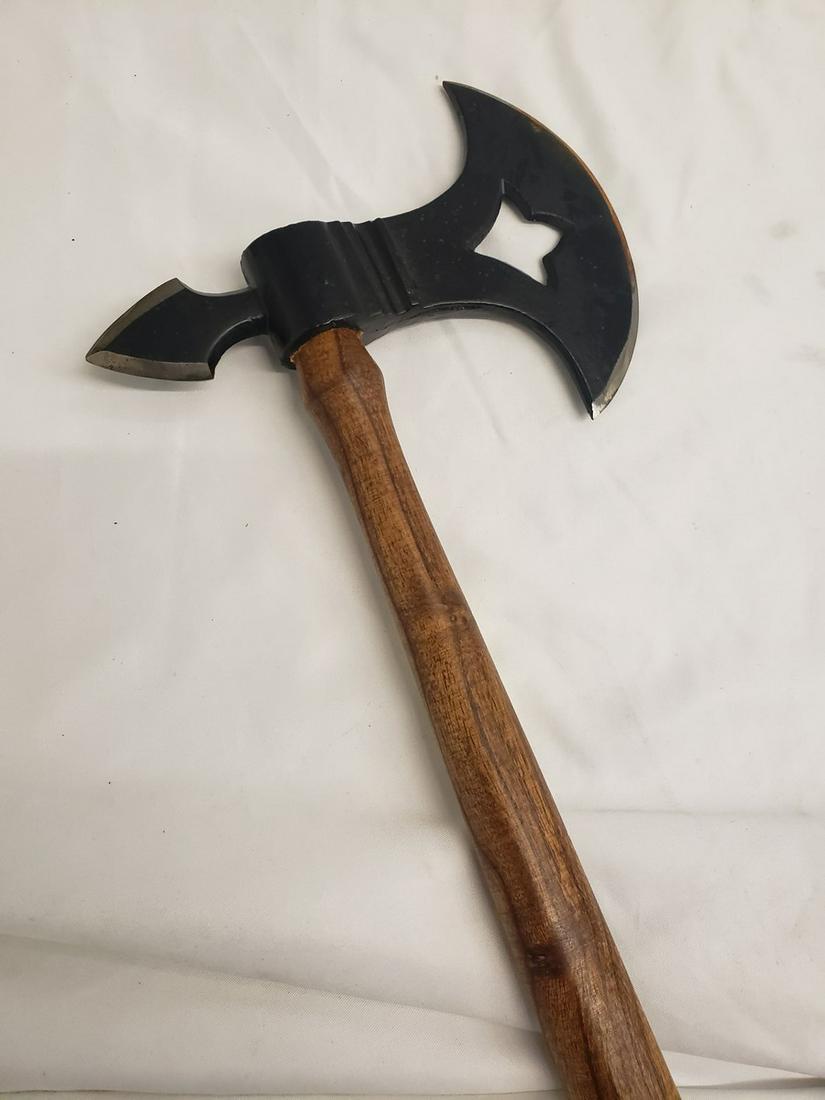 axe with wooden handle (1 of 1)