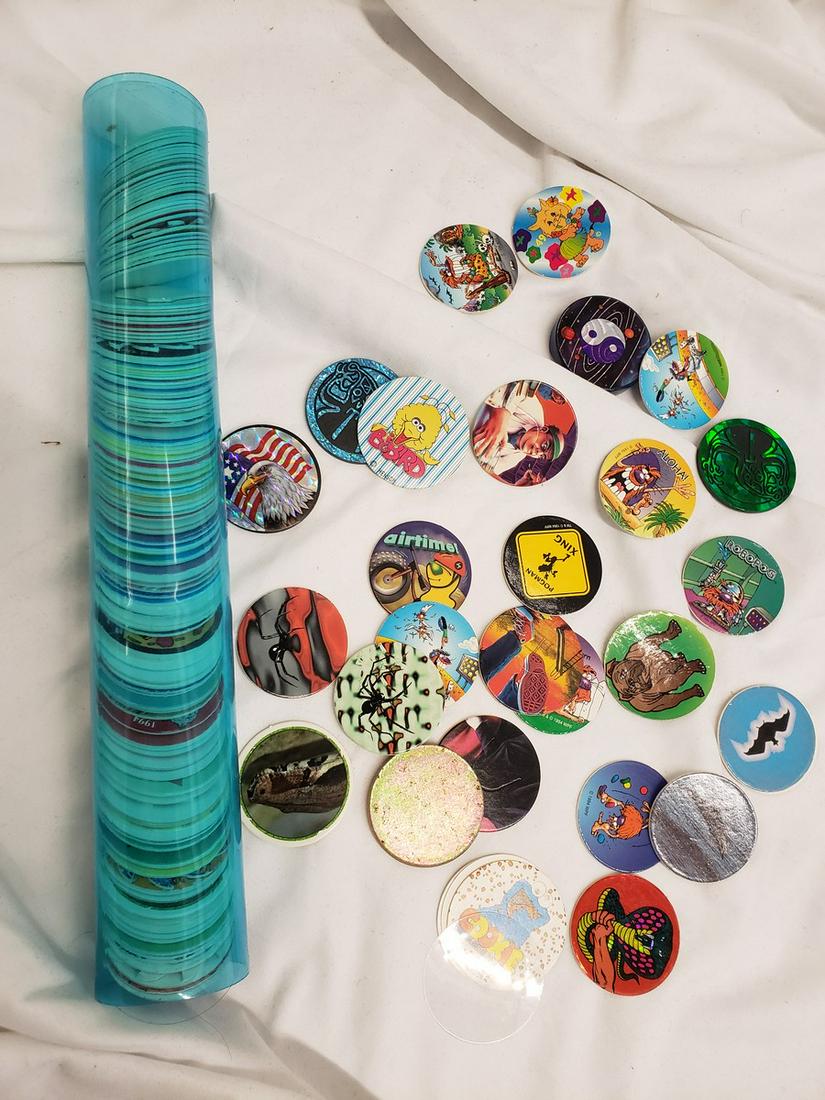 Large lot of vintage Pogs: Large lot of vintage Pogs
