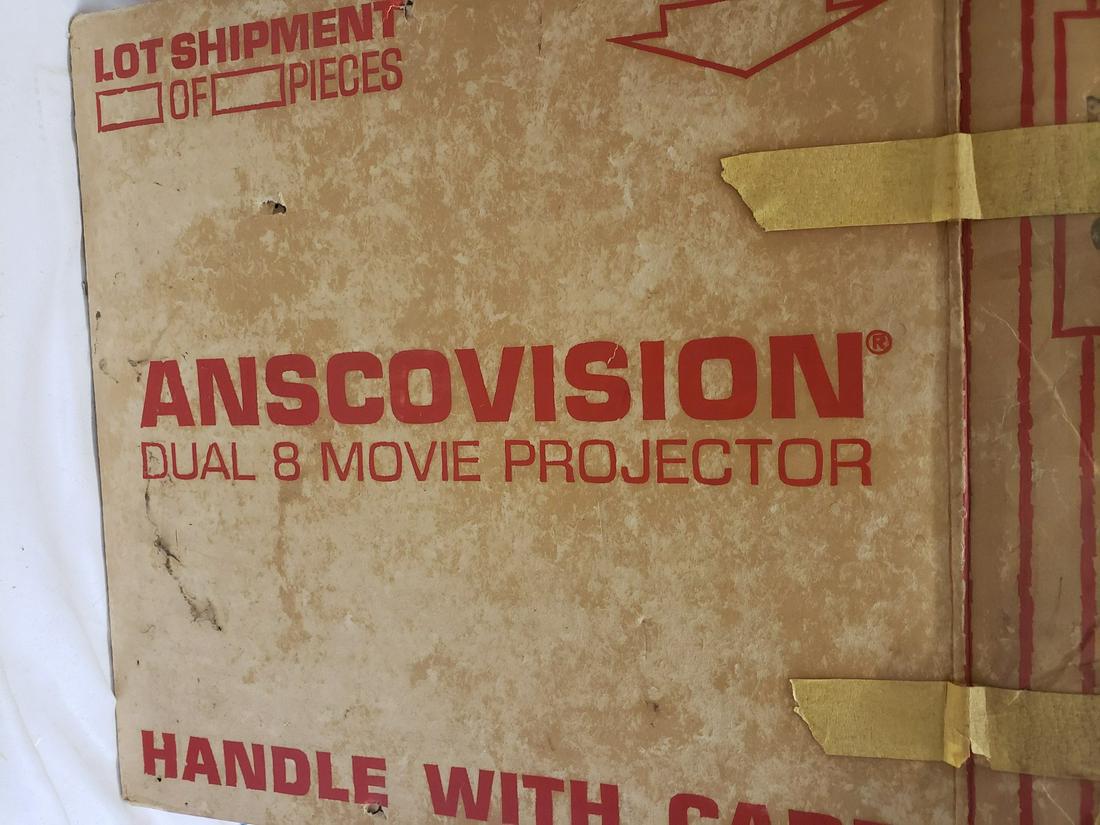 Anscovision Dual 8 Movie Projector in box (1 of 1)