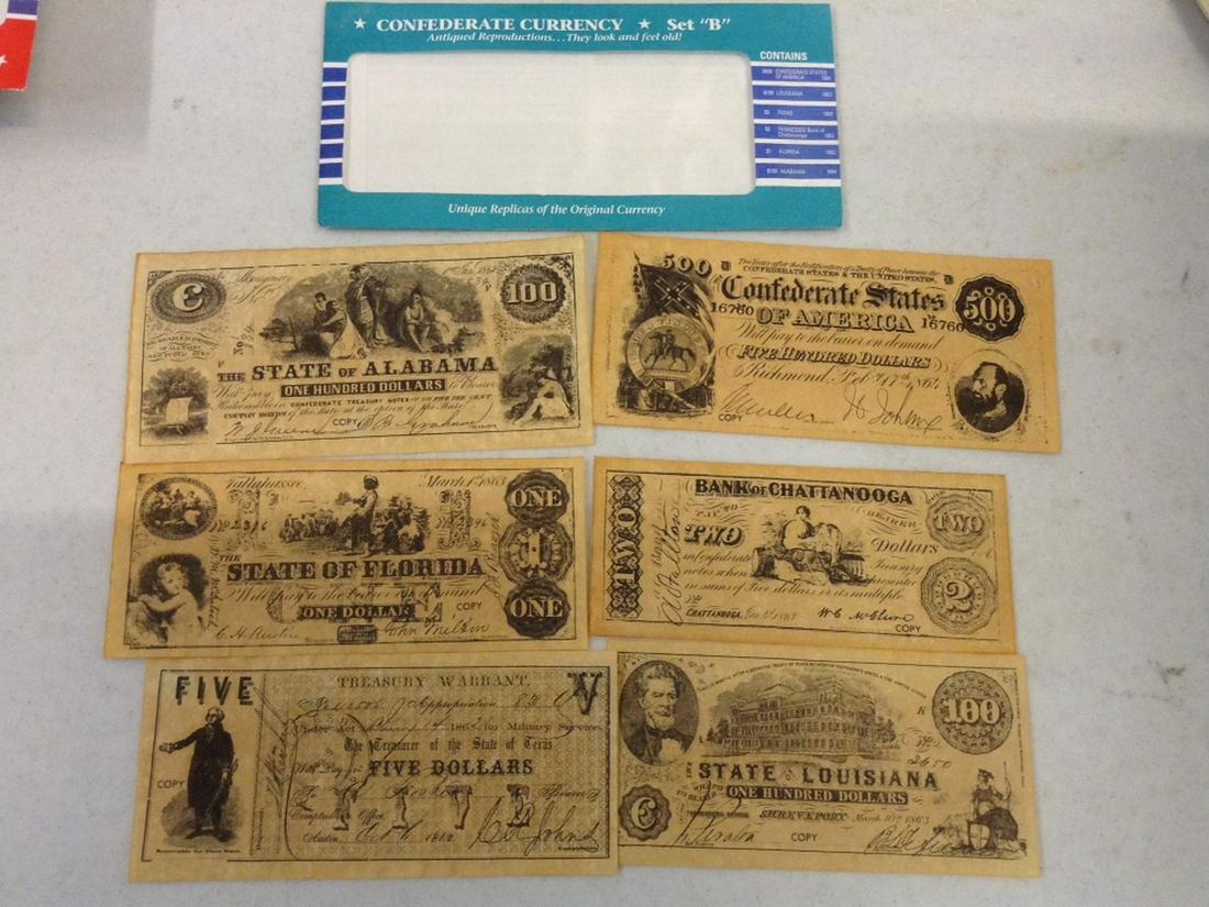 Unique Replicas of Confederate Currency Set B: Unique Replicas of Confederate Currency Set B