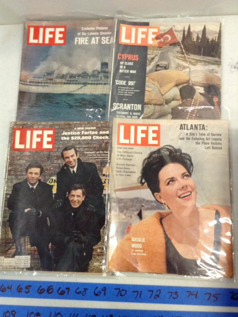 Lot of Four life Magazines (1 of 1)