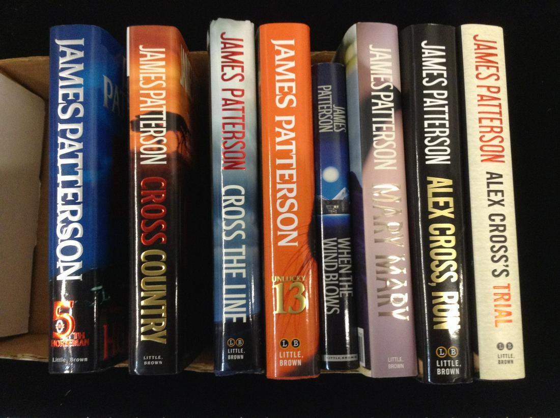Lot of Hardcover James Patterson Books (1 of 1)
