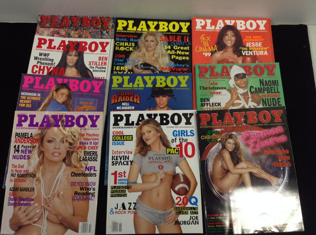 Lot of 1999 and 2000 Playboy Magazines (1 of 1)