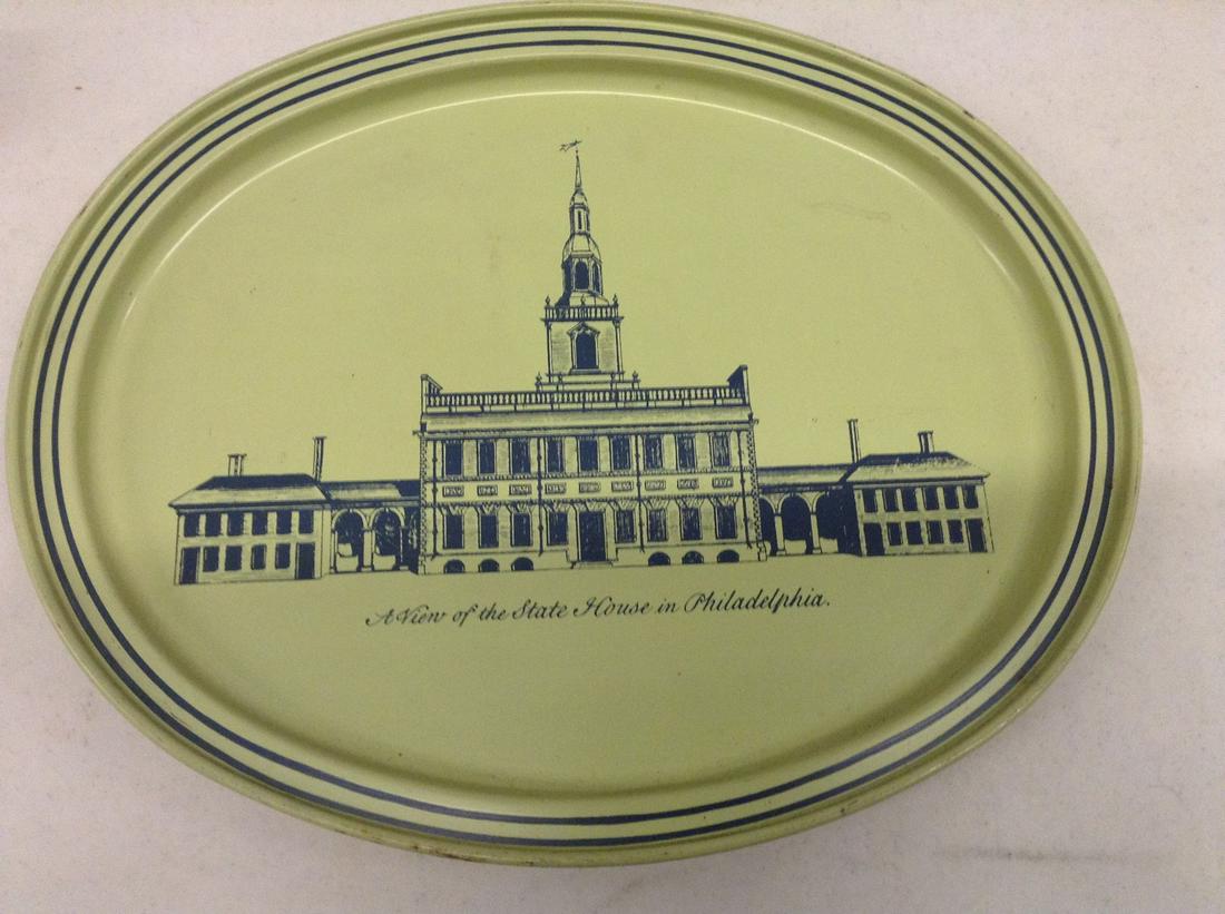 State House Tin Serving Tray (1 of 1)