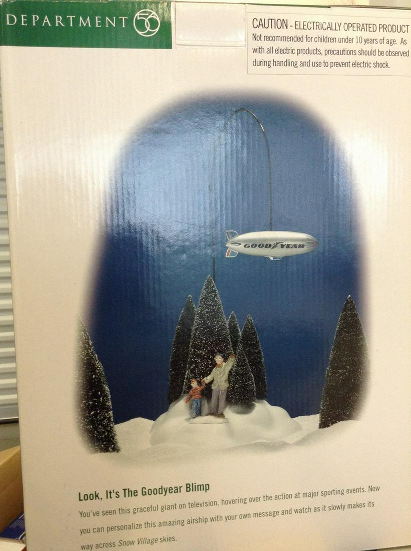 department 56 Look, It's the Goodyear Blimp in the box (1 of 1)