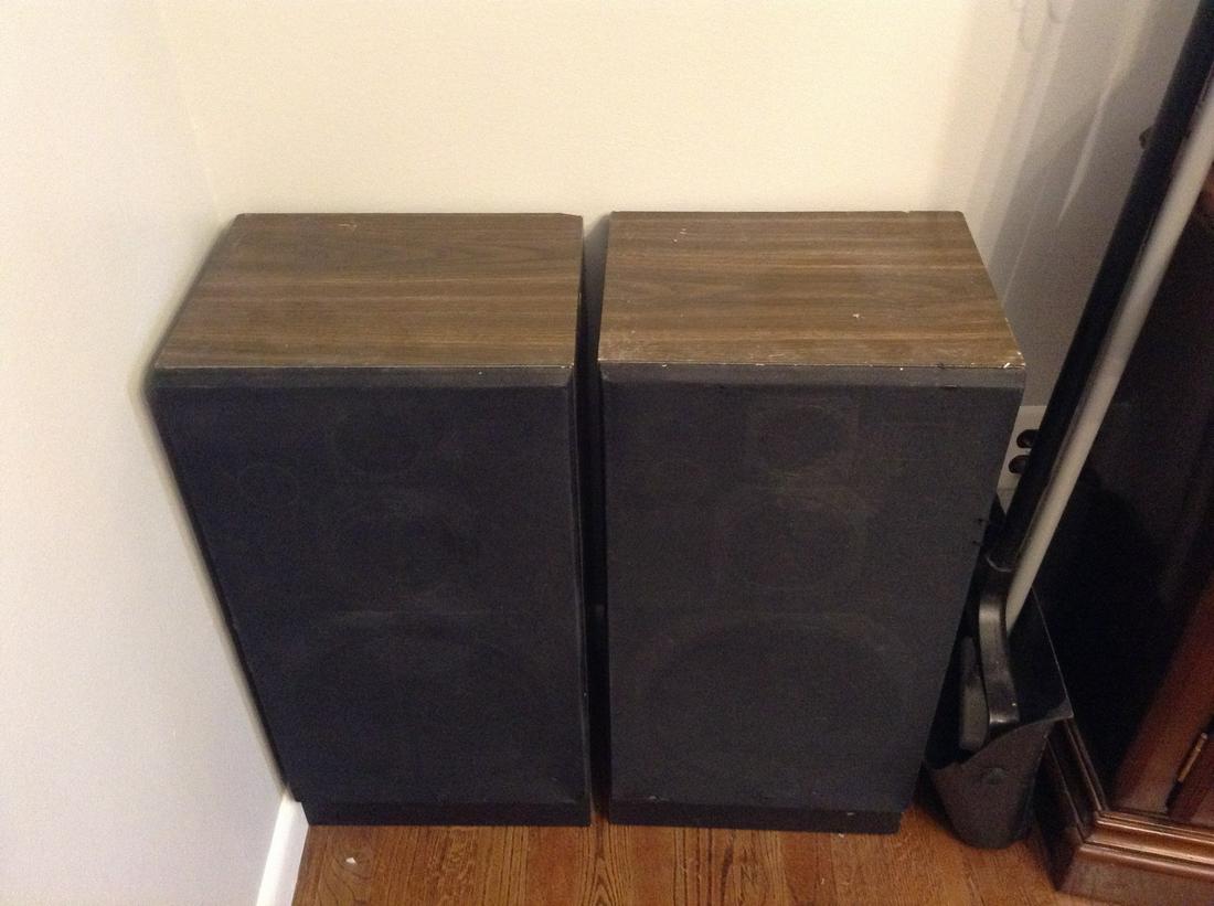 Vintage Jensen speakers 26"x13" (1 of 1)