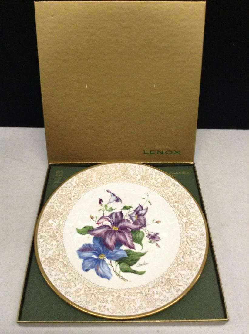 Signed Lenox Plate with Box: Signed Lenox Plate with Box