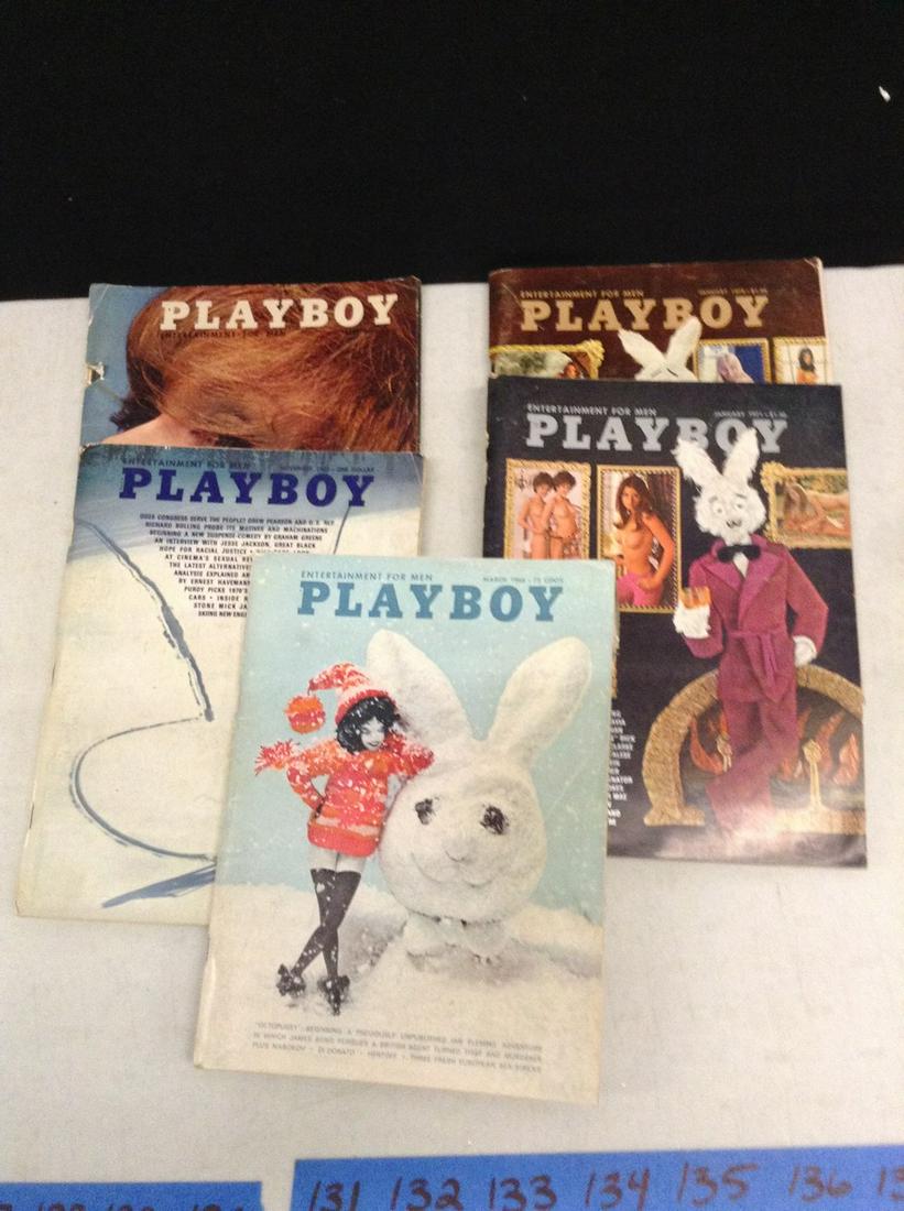 Lot of 1971 Playboy Magazines: Lot of 1971 Playboy Magazines