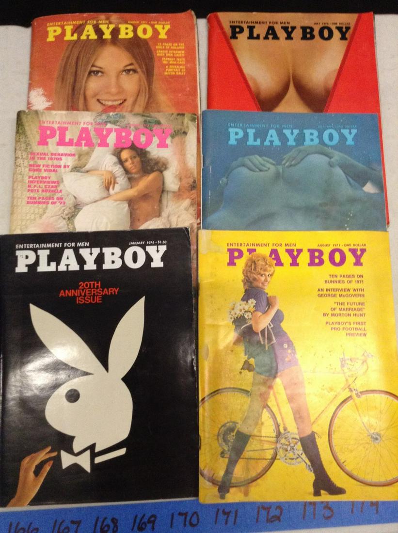 Lot of Early 1970s Playboy Magazines: Lot of Early 1970s Playboy Magazines
