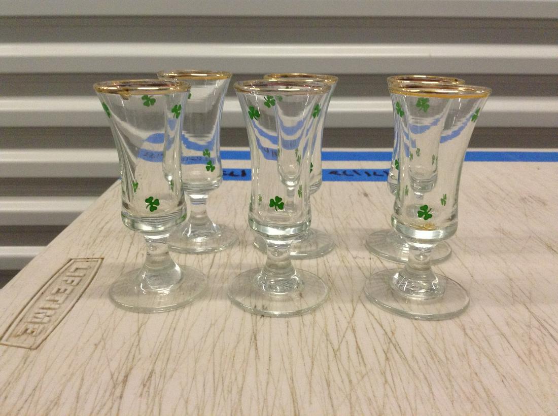 Set of 6 irish whiskey shot glasses: Set of 6 irish whiskey shot glasses