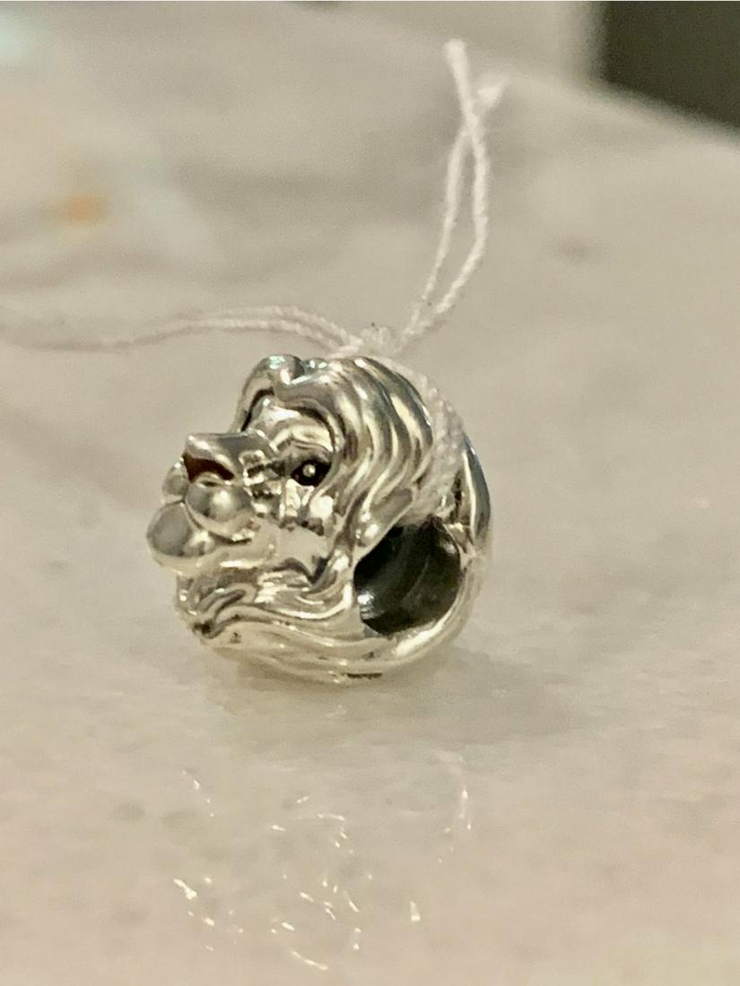 Sterling Silver Lion King Pandora charm: Sterling Silver Lion King Pandora charm