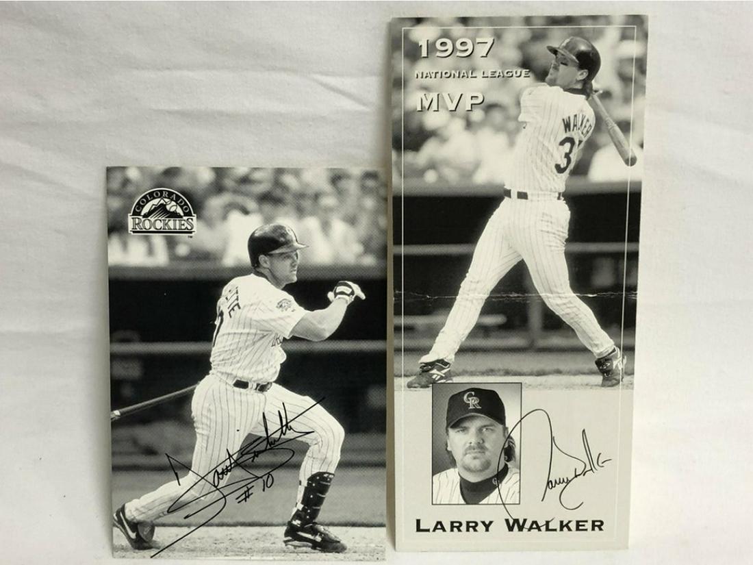 Two signed MLB photos (1 of 1)