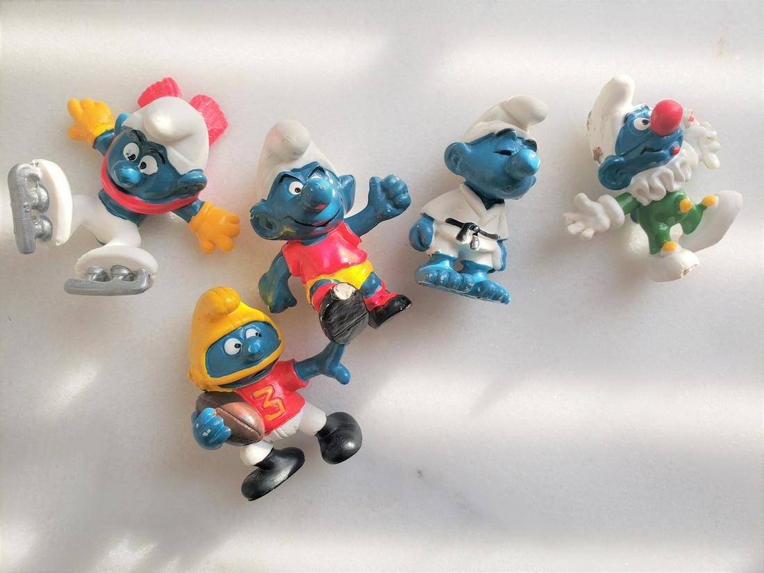 Lot of 1970's smurf figures (1 of 1)