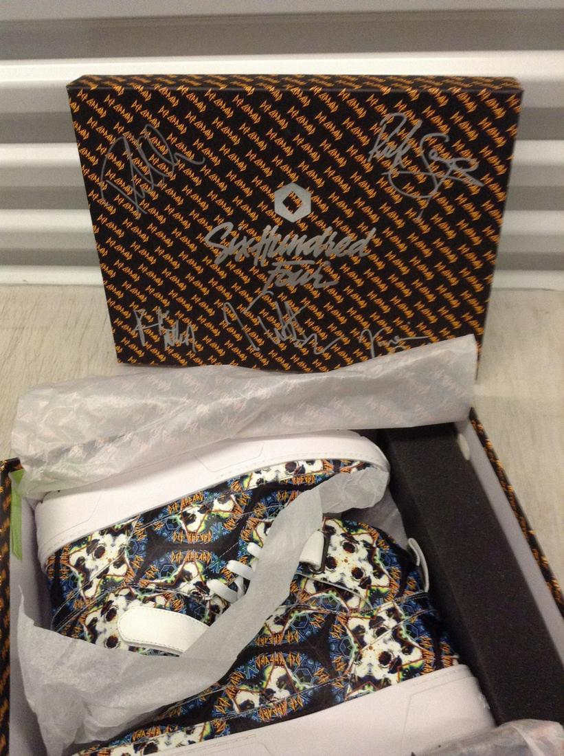Box Signed by Band Def Leppard Limited Edition High (1 of 1)