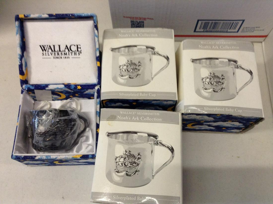 Wallace Silversmith silver plated baby Cups (1 of 1)