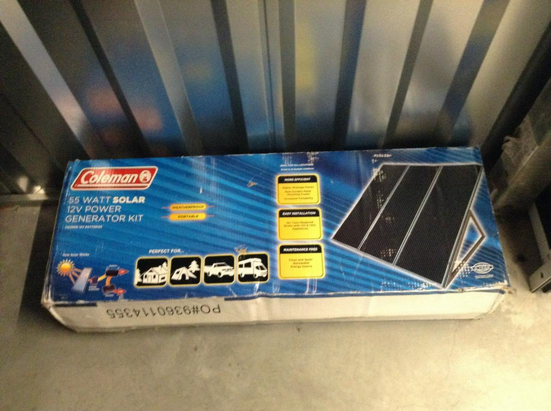 Coleman 55 Watt Solar Generator Kit NIB (1 of 1)