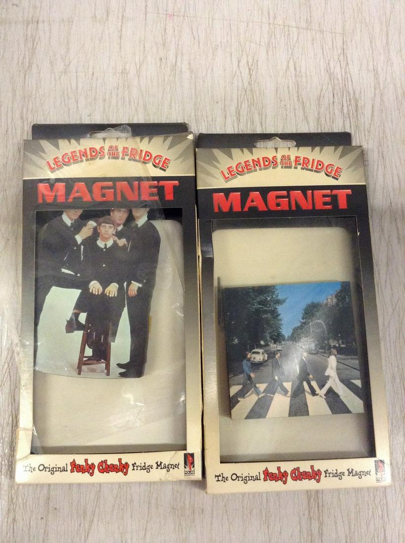 Lot of Two Legends of the Fridge Magnet The Beatles: Lot of Two Legends of the Fridge Magnet The Beatles Magnets