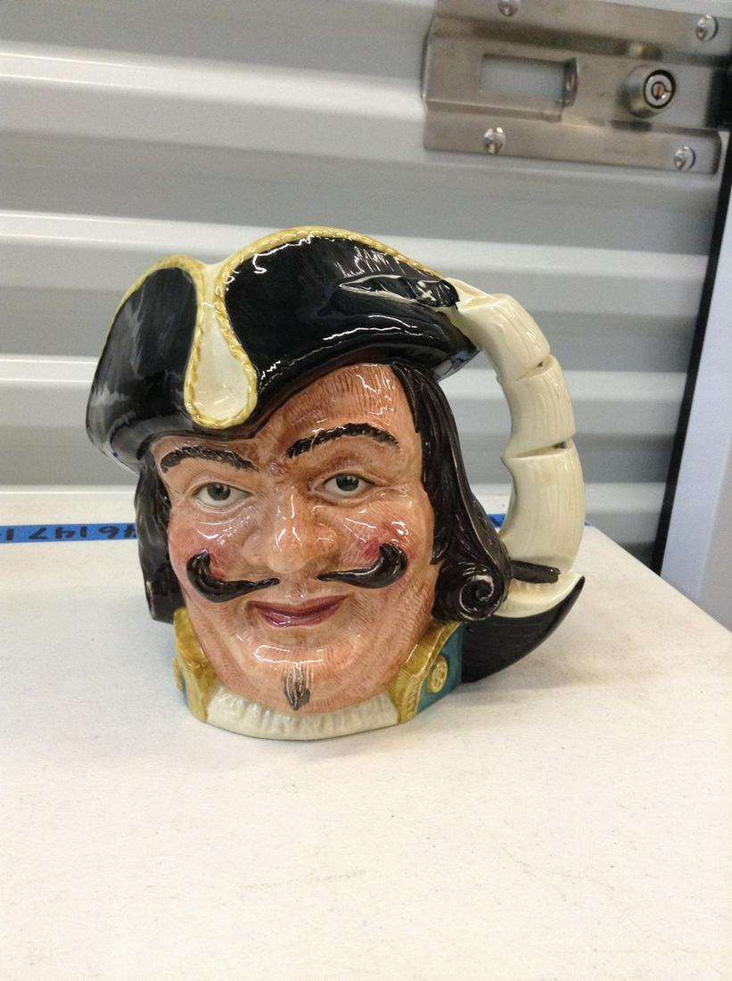 Royal Doulton Captain Henry Morgan  Mug  7" tall 1957 (1 of 1)