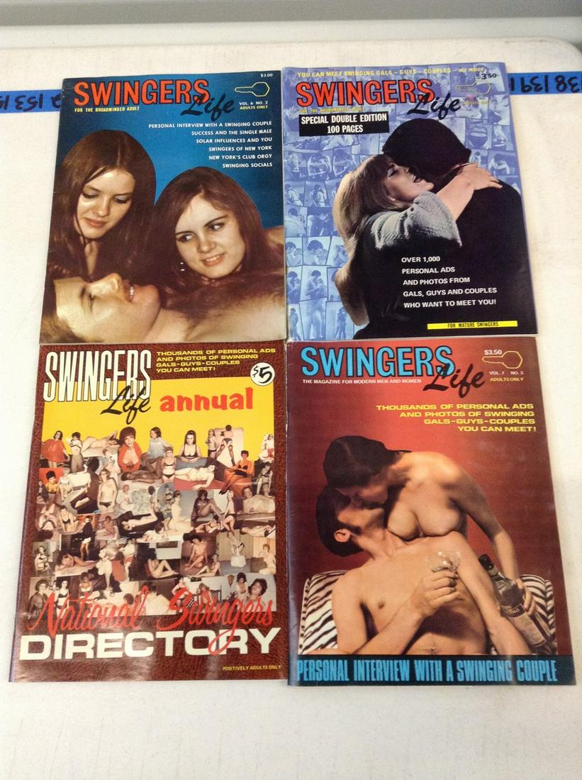 Lot of 1970s Swingers Life Magazines