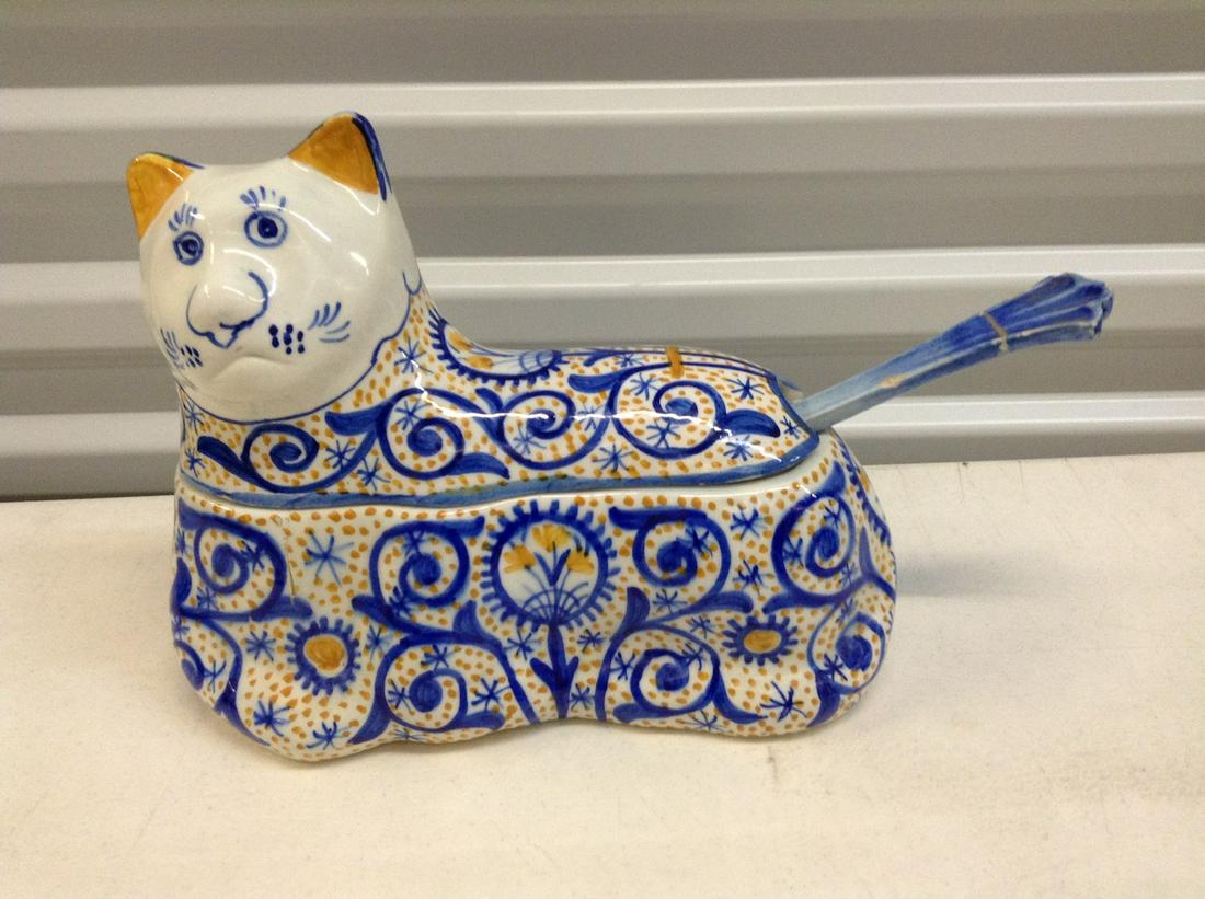 Made in Spain Cat soup tureen: Made in Spain Cat soup tureen