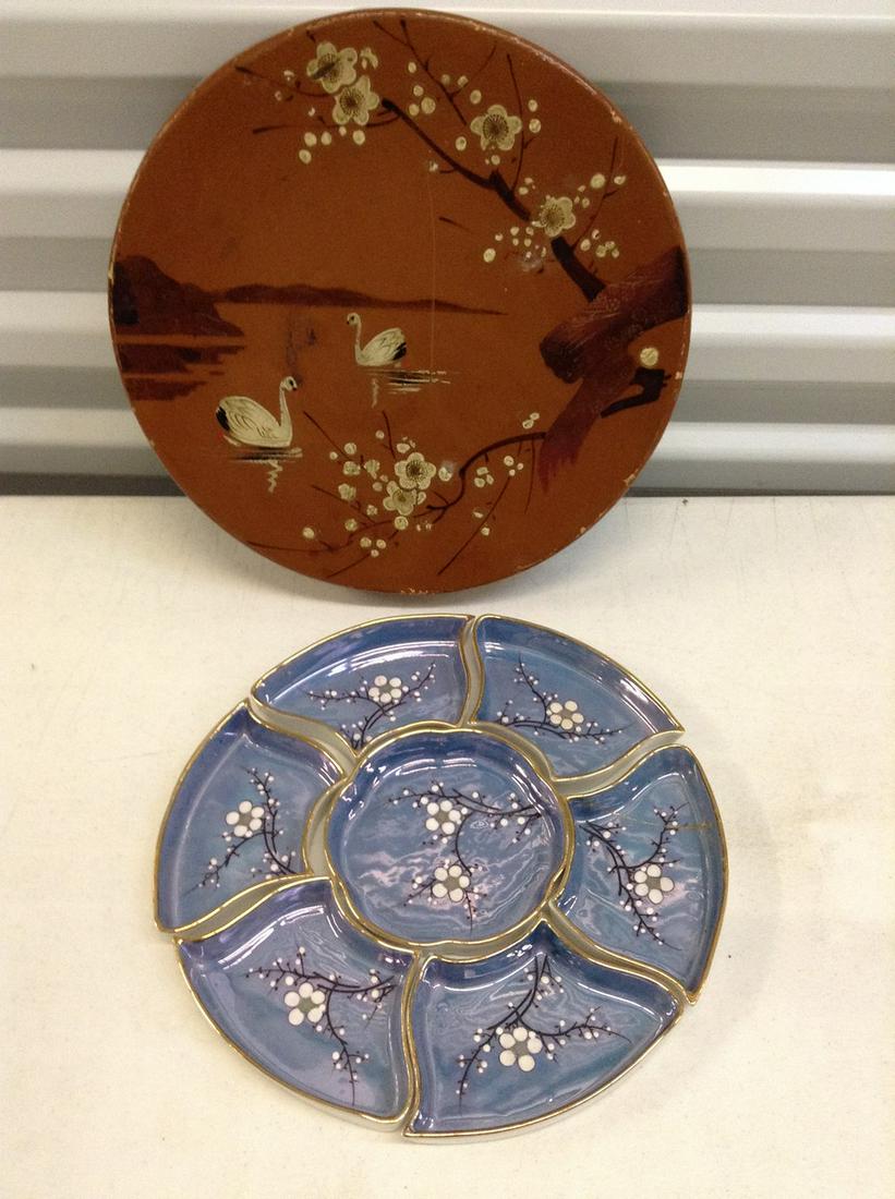 7 piece Made in Japan Lusterware tray set with box (one (1 of 1)