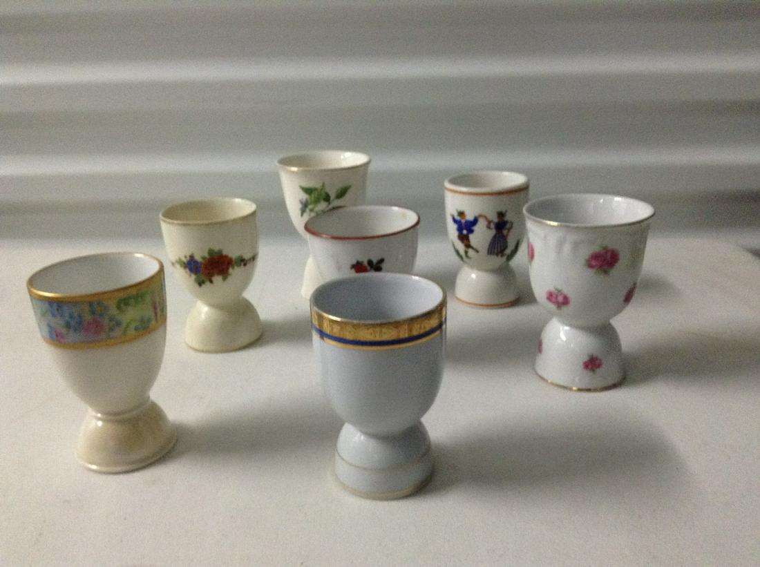 Lot of Vintage egg cups some marked Germany (1 of 1)