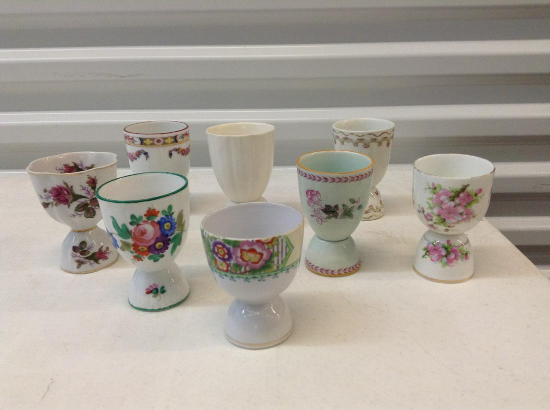 Lot of Vintage egg cups marked England and others (1 of 1)