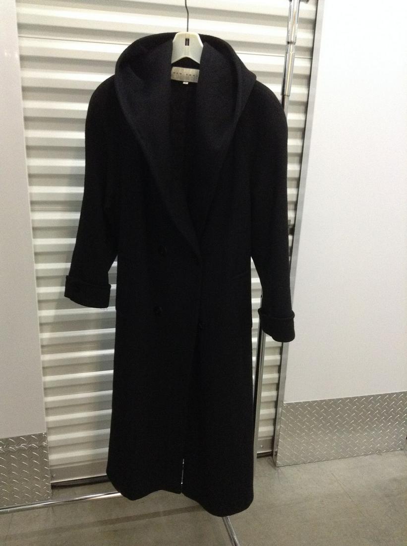 New York Style Full length Wool hooded coat Womens size (1 of 1)