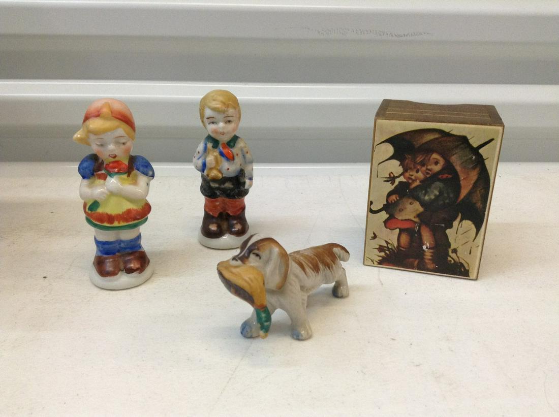 Occupied Japan figures and Japan music box-  works (1 of 1)