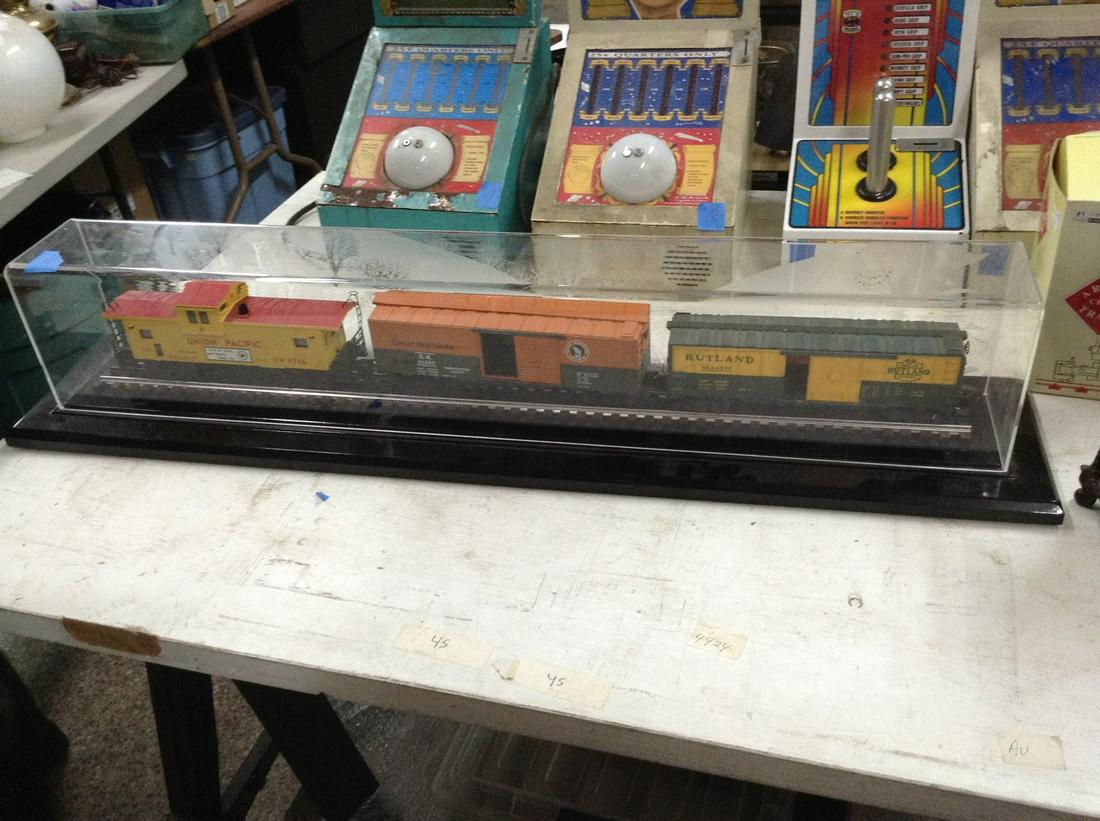 Lionel Trains in Display Case (1 of 1)