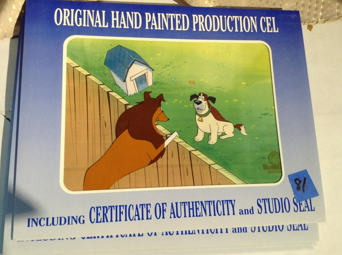 Hand-Painted Production Cell with COA: Hand-Painted Production Cell with COA