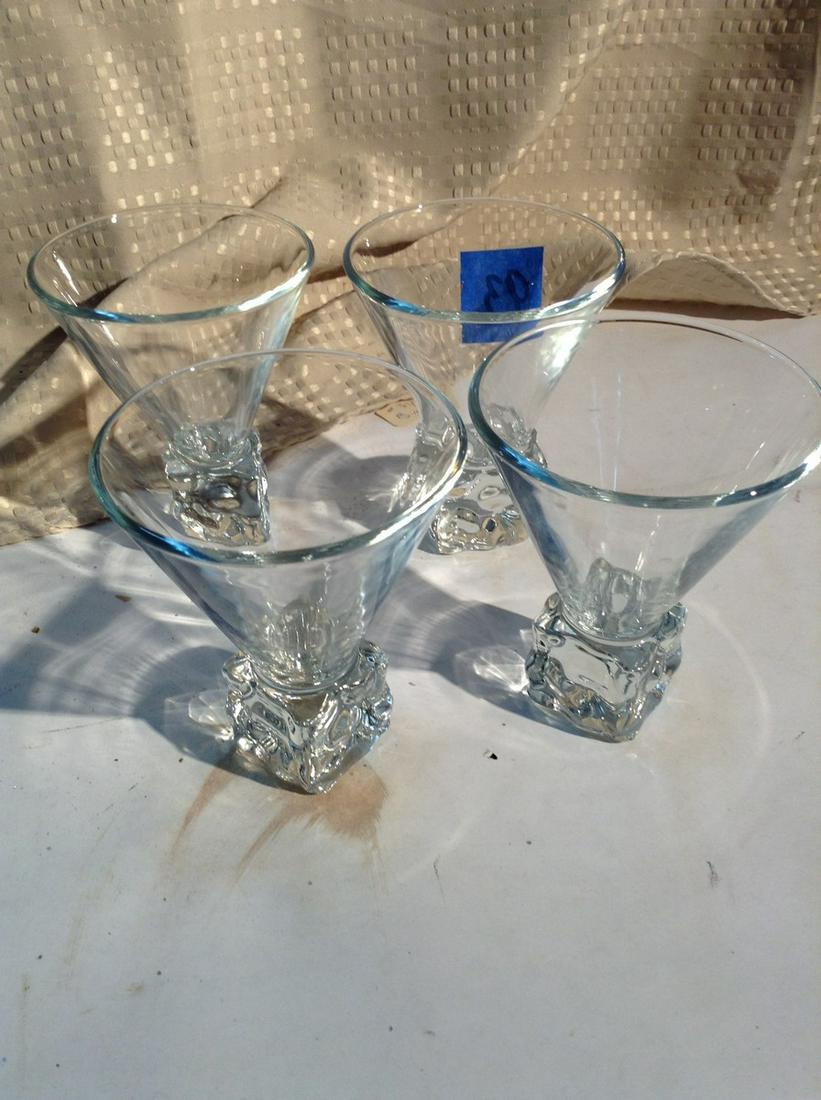 Lot of 4 Martini Glasses: Lot of 4 Martini Glasses