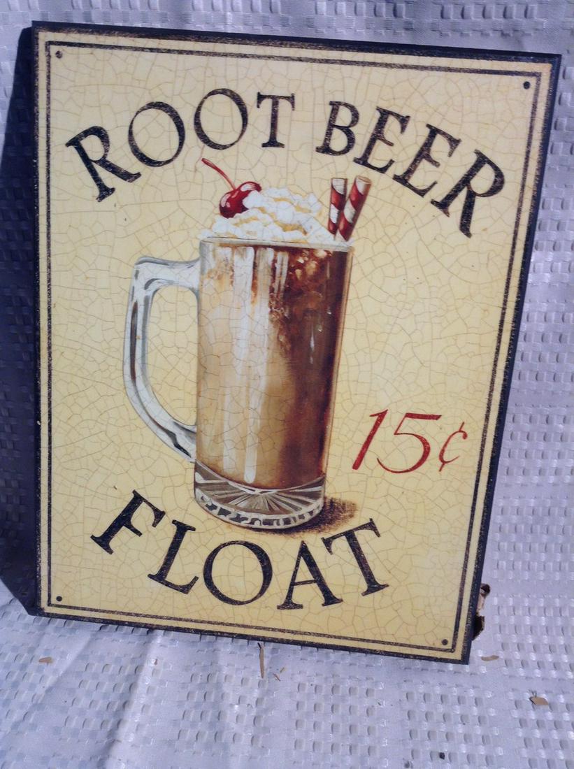 Root Beer Float Sign (1 of 1)