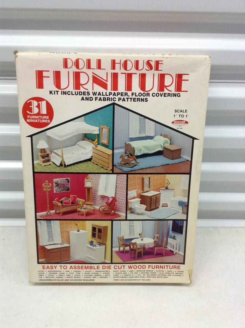 Vintage Dollhouse furniture kit NIB (1 of 1)